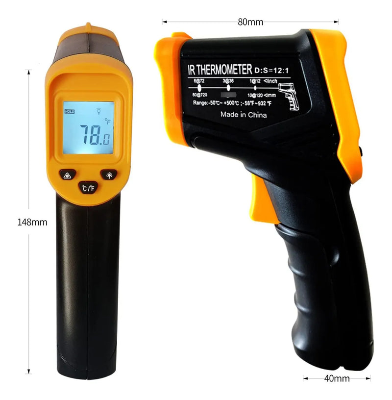 Pistola Termómetro Digital Infrarroja Para Cocina Y Barbacoa