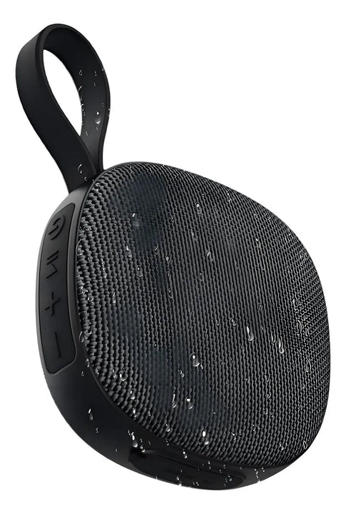 Parlante Portatil Bluetooth Sd Radio Resistente Agua Potente Color Negro