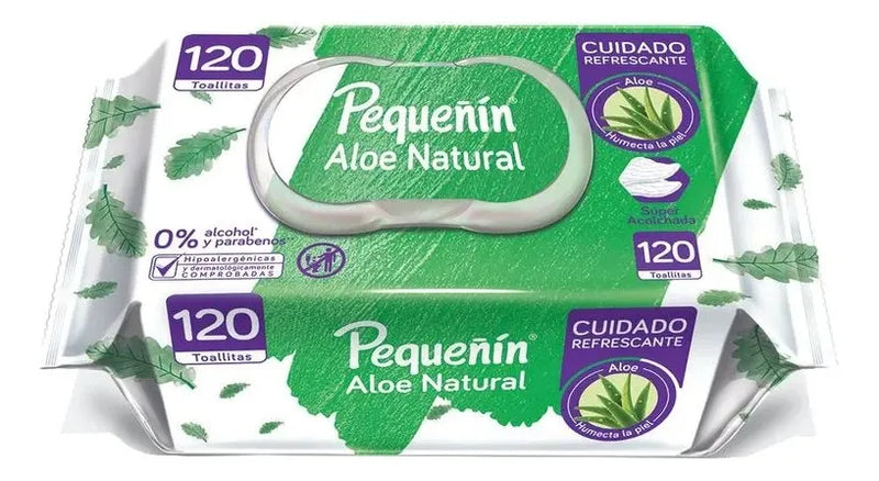 Toallitas Humedas Pequeñin 100 Unidades Aloe