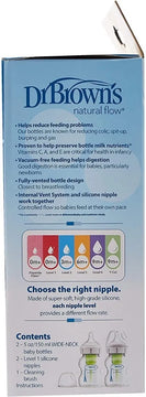 Set Tetero 5oz B A Options + Pq-2 Color Transparente