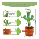 Cactus Bailarín Musical Repite Voz Recargable Interactivo