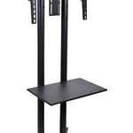 Soporte Tv Pedestal Móvil Con Ruedas Para Tv 32 A 70 Pulgada Negro