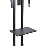 Soporte Tv Pedestal Móvil Con Ruedas Para Tv 32 A 70 Pulgada Negro
