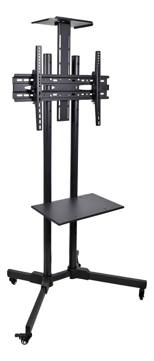 Soporte Tv Pedestal Móvil Con Ruedas Para Tv 32 A 70 Pulgada Negro