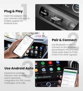 Adaptador Inalámbrico Ultra Rápido Para Android Auto