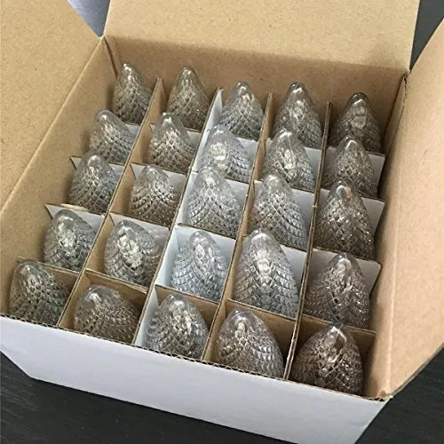 Bombillas Led C9 Para Luces Navideñas, 25 Unidades.