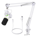 Maono PD200X Micrófono Pc Gamer Rgb Dinamico Usb/xlr Podcast Color Blanco