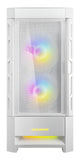 Armario Cougar Duoface Rgb de vidrio templado blanco para jugadores. Medio