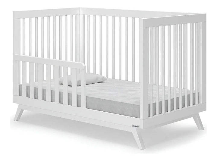 Cuna A Cama Infantil Dadada Soho 3 En 1 Convertible Madera Blanco