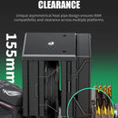 Cooler Uphere Rbg Negro De 6 Heatpipes Y 2 Fanes De 12cm