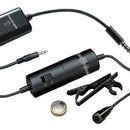 Micrófono Lavalier De Condensador Audio-technica Atr3350xis Color Negro
