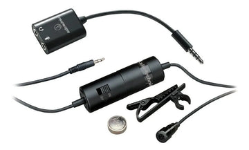 Micrófono Lavalier De Condensador Audio-technica Atr3350xis Color Negro