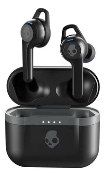 Audífonos in-ear gamer inalámbricos Skullcandy Indy black con luz LED
