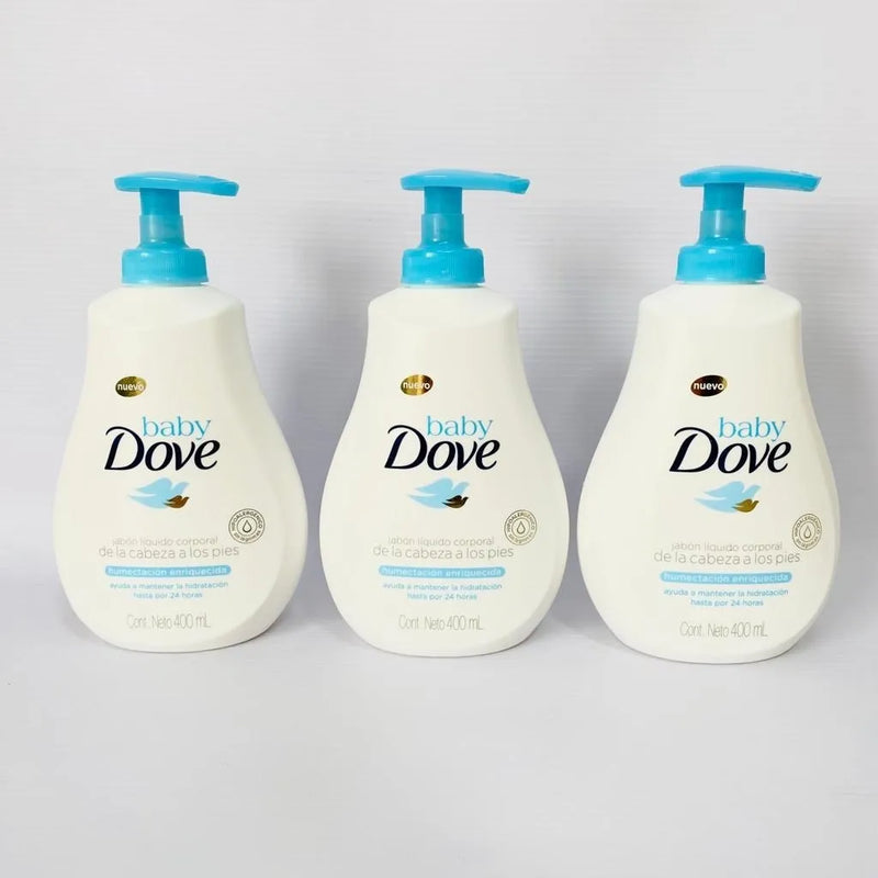 Dove Baby Jabón Líquido 3 Und