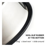 Comedero Plato Para Perros Y Gatos En Acero Inoxidable 22cm Color Plateado