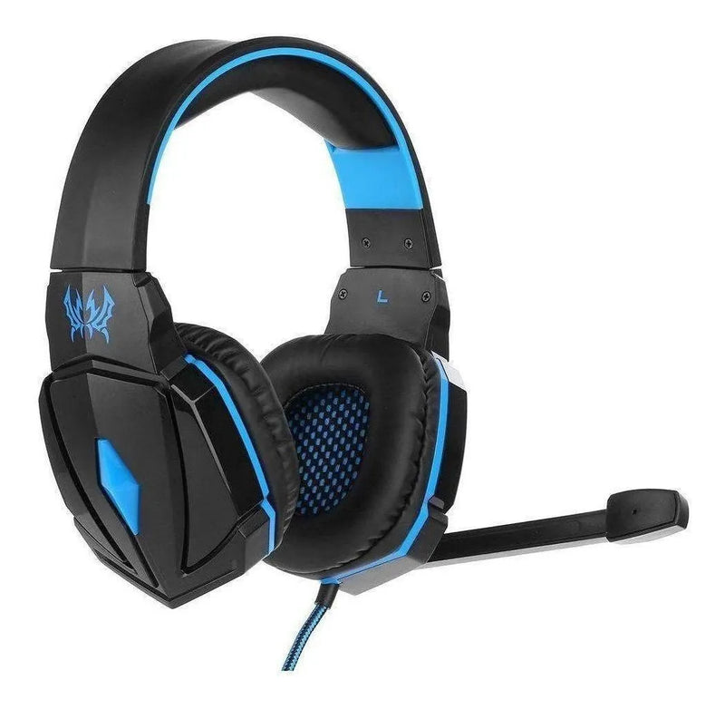 Fone de ouvido over-ear Kotion Each G4000 negro e azul