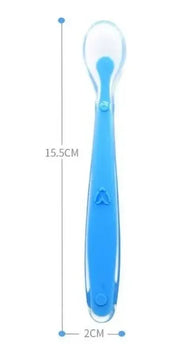 Cuchara Para Bebes Silicona X2u Color Verde