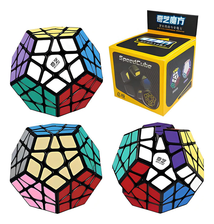 Cubo Rubik 3x3 Qiyi Fondo Negro Speed Cube