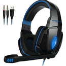 Fone de ouvido over-ear Kotion Each G4000 negro e azul