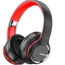 Auriculares inalámbricos Lenovo Hd200 para juegos, color negro y rojo