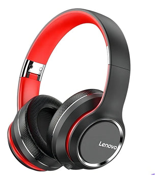 Auriculares inalámbricos Lenovo Hd200 para juegos, color negro y rojo