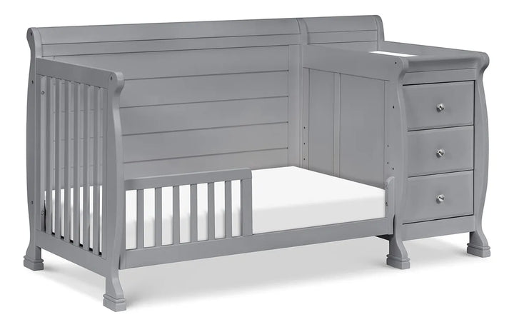 Combo Cuna Y Cambiador Convertible 4 En 1 Con 4 Alturas Ajus