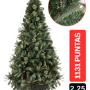 Árbol De Navidad Pino Himalaya 2.25m Verde 1131 Ramas