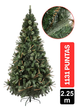 Árbol De Navidad Pino Himalaya 2.25m Verde 1131 Ramas