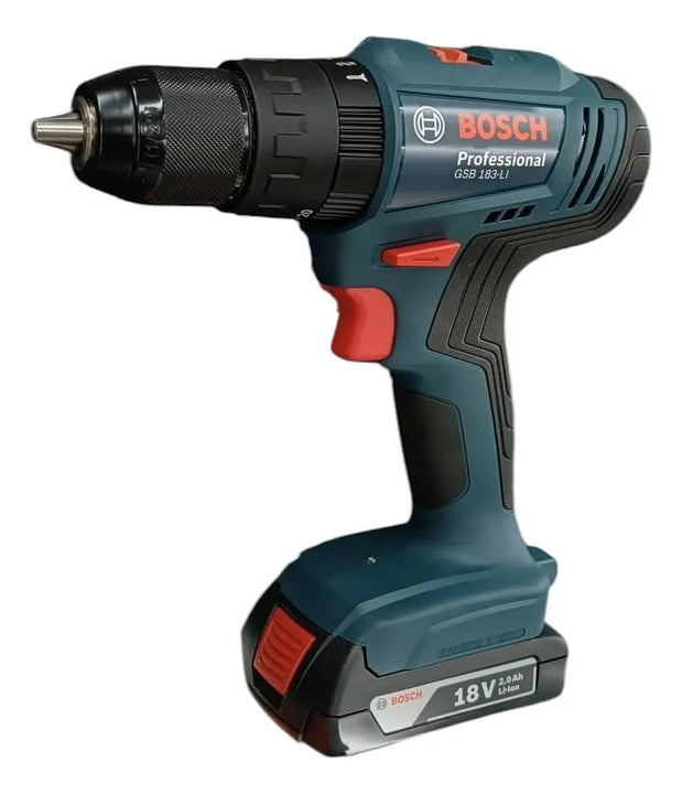 Taladro Inalambrico 18 Voltios Marca Bosch Gsb183li - Azul Oscuro