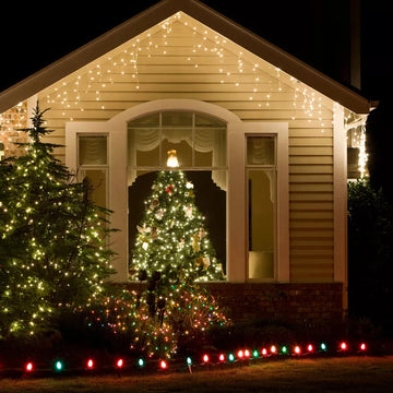 Luces De Navidad Solar Extension Luz Micro Led Navideñas Blanco