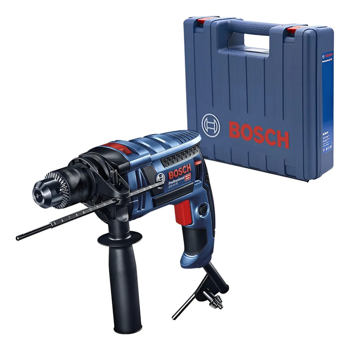Taladro Percutor Bosch 1/2'' 750w Gsb 16 Re + Maletín Azul 60 Hz