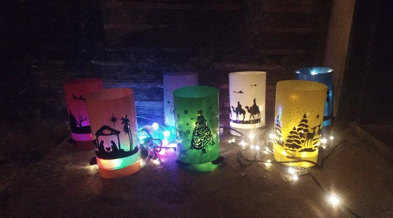 Luz Led Navidad + Faroles Navideños