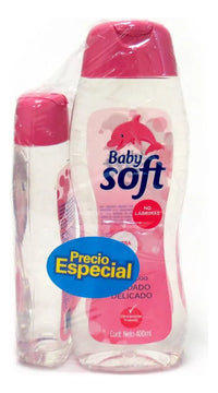 Shampoo Baby Soft Cuidado Delicado 400 Ml+ 200 Ml