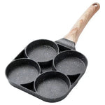 Sarten Antiadherente 4 Puestos Para Huevos Arepas Pancakes C Negro