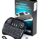Mini Teclado Inalambrico Airmouse Smart Tv Iluminado Calida