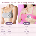 Nisxabebe Las Copas De Lactancia Originales De Plata, Protec