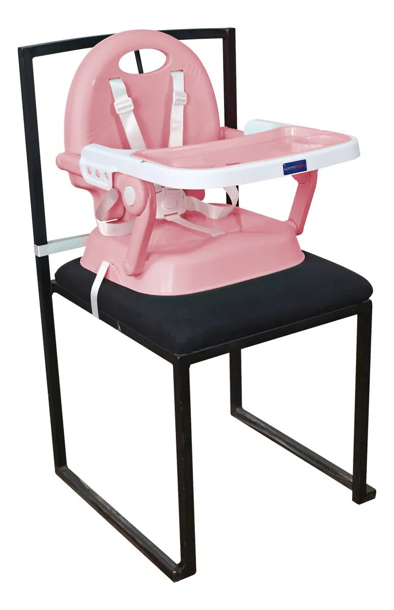Silla Comedor Bebe 3en1 Happy Baby Azul Cp7000 Color Rosa
