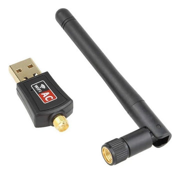 Receptor Wifi 600mbs Doble Banda Tarjeta Usb Dual 2.4-5 Ghz