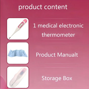 Termómetro corporal basal flexible para ovulación fértil (tcb)
