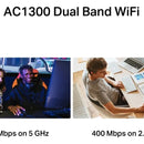 Adaptador Usb Wifi Mercusys Dual Band Ac1300 5.4 Y 2.4 Ma30h