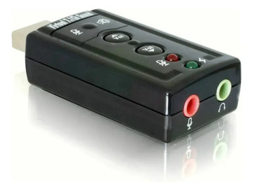 Tarjeta De Sonido Externa Usb 7.1 Adaptador Audio Microfono