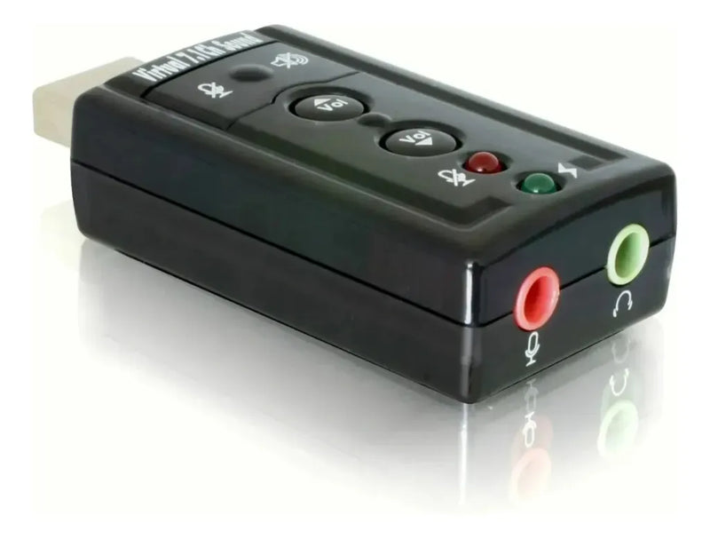 Tarjeta De Sonido Externa Usb 7.1 Adaptador Audio Microfono