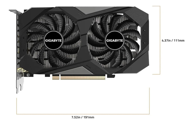 Tarjeta Grafica Gigabyte Geforce Rtx 3050 6gb Windforce Oc