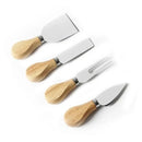 Set 4 Cuchillos De Quesos Mini Cuchillo Acero Inoxidable L54