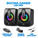 Bocina Para Computadora O Laptop Con Luz Led Rgb
