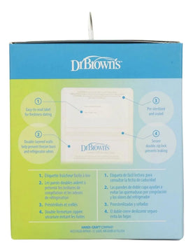 Dr Brown's 100 Bolsas Para Almacenar Leche Materna
