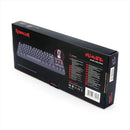 Teclado gamer Redragon Kumara K552 QWERTY español latinoamérica color negro con luz rainbow