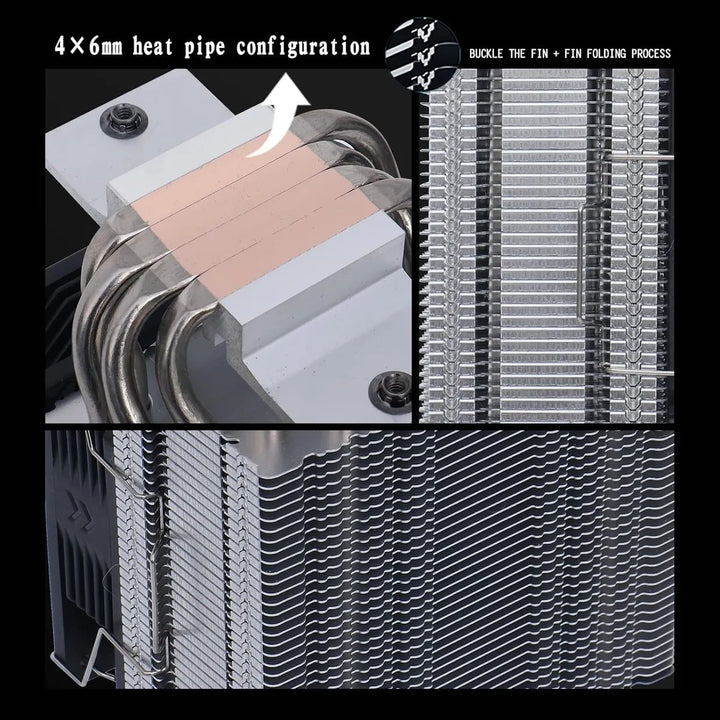 Disipador Gamer Cool Desheng Argb Ds 1000 Plus Am4 Am5 Intel