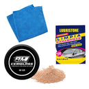 Oxido Cerio 40gr + Limpiavidrios + Paño