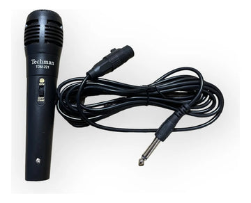 Cabina Activa De 15 Audio Sound Con Trípode Y Micrófono Negro